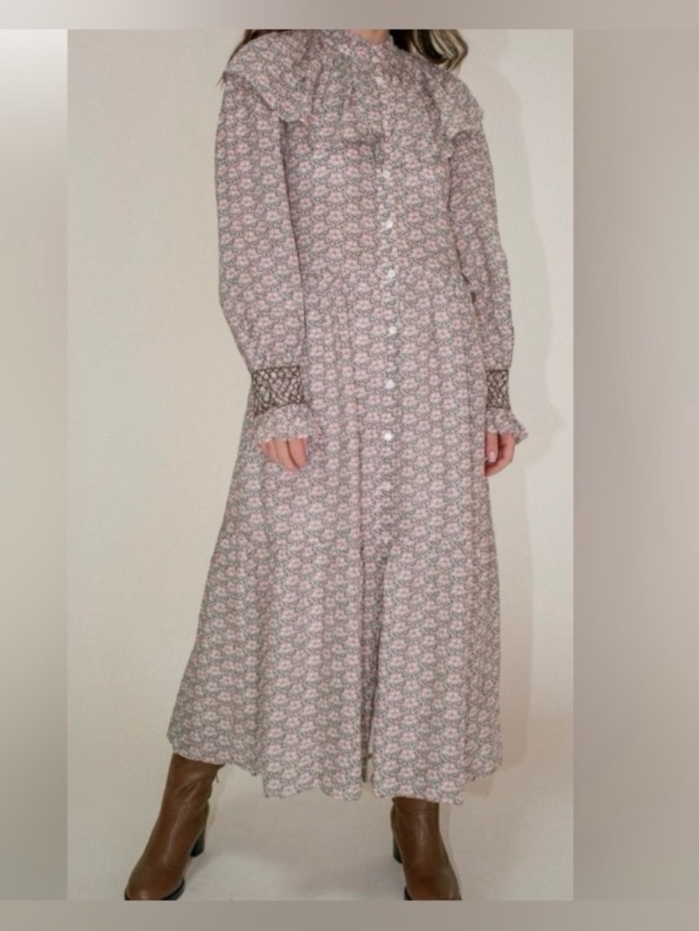 SEA NEW YORK amalia floral ruffle dress xs